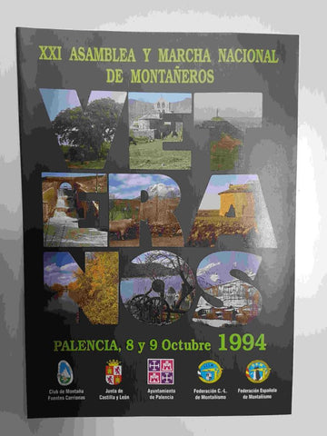 Folleto: XXI Asamblea y Marcha Nacional de Montañeros. Palencia 8 y 9 Octubre 1994