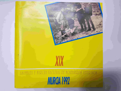 XIX Asamblea  y Marcha Nacional de Montañeros veteranos, Murcia 1992