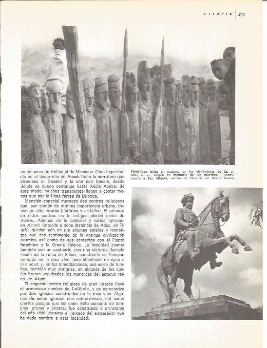 LAMINA V01711: Monumento a San Miguel en Addis Abeba