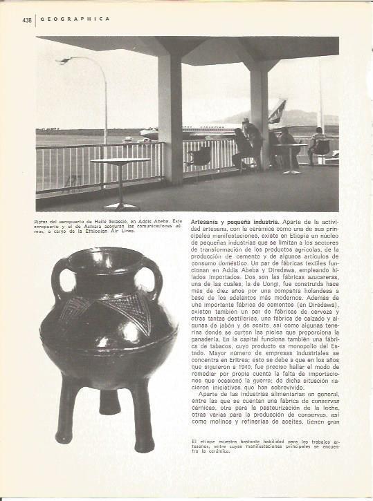 LAMINA V01713: Aeropuerto de Haile Selassie en Addis Abeba