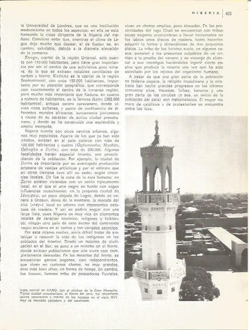 LAMINA V01702: Vista parcial de Kano, Nigeria