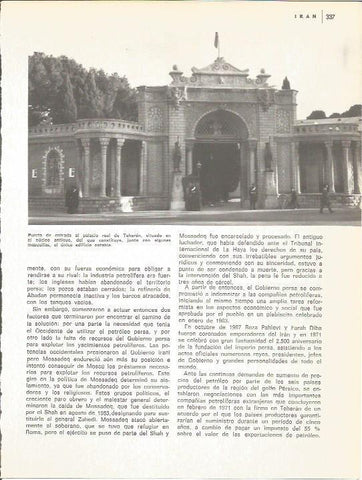 LAMINA V01695: Puerta del palacio real de Teheran