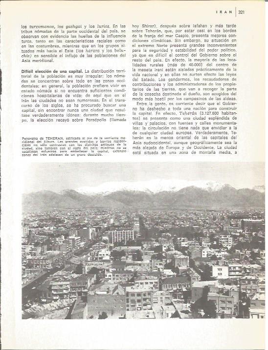 LAMINA V01696: Panoramica de Teheran