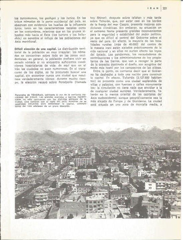 LAMINA V01696: Panoramica de Teheran