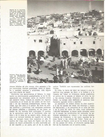 LAMINA V01690: Plaza del mercado en Ghardaia, Argelia