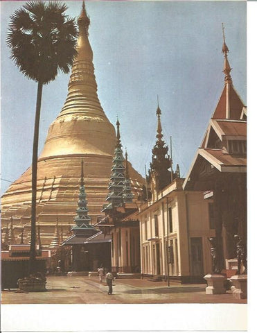 LAMINA V01759: Pagoda del Ordo en Rangun, Birmania