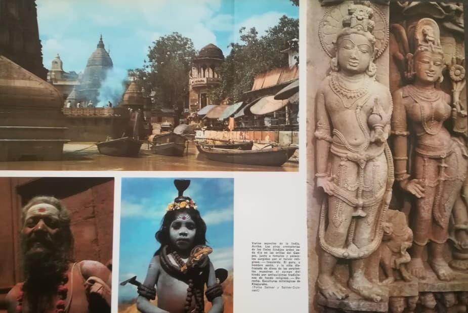 LAMINA V01764: Vistas varias de la India