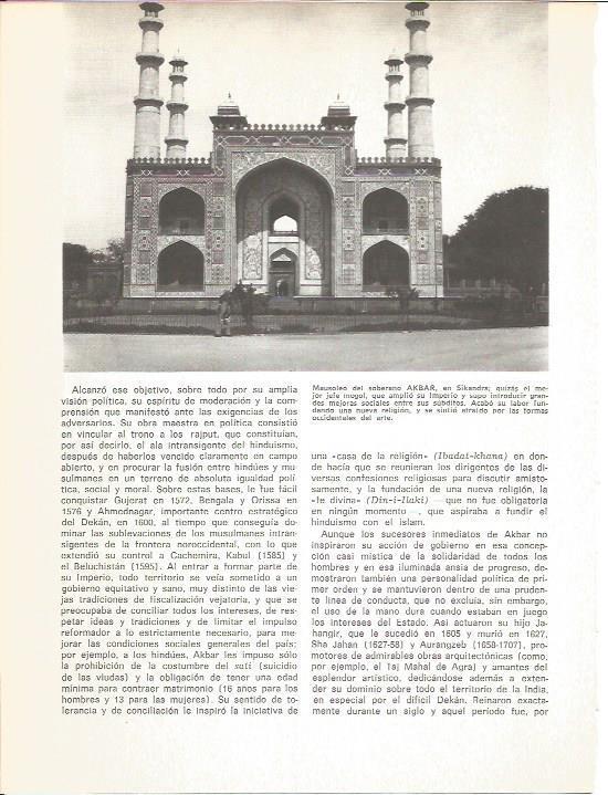 LAMINA V01765: Mausoleo del soberano Akbar en Sikandra