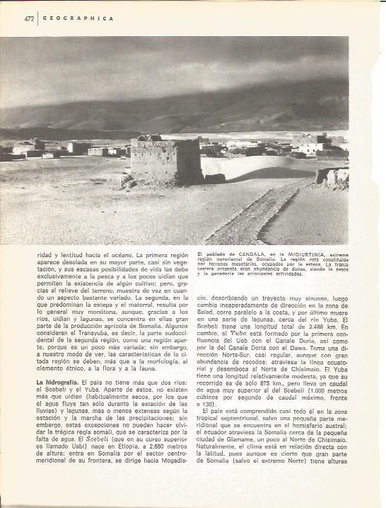 LAMINA V01728: Poblado de Candala en la Migiurtinia, Somalia