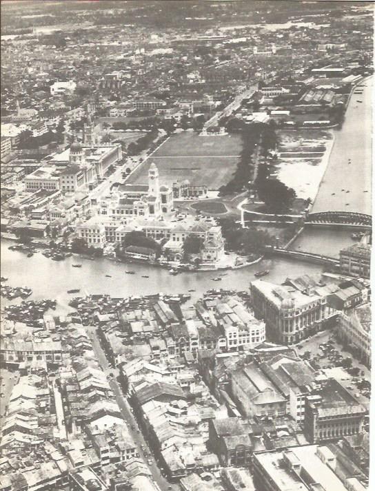LAMINA V01737: Panoramica de Singapur en 1965