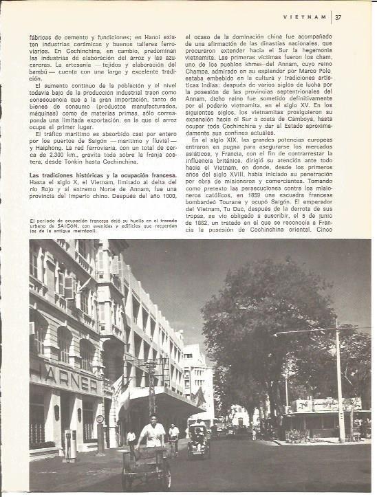 LAMINA V01743: Avenida en Saigon