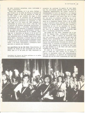 LAMINA V01746: Guerrilleros desfilando en Hanoi