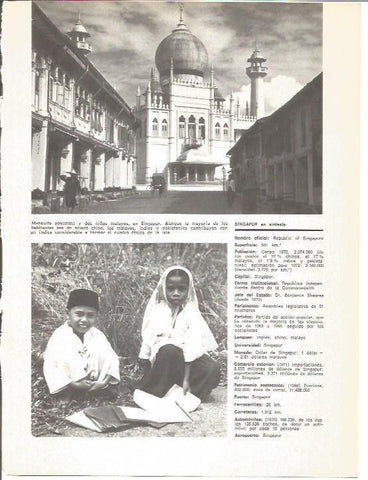 LAMINA V01738: Mezquita pakistani en Singapur