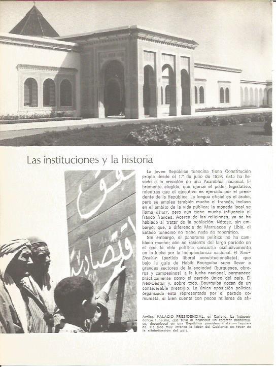 LAMINA V01607: Palacio presidencial en Cartago, Tunez