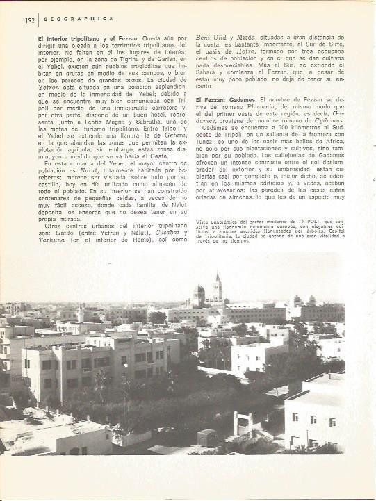 LAMINA V01613: Vista panoramica de Tripoli, Libia