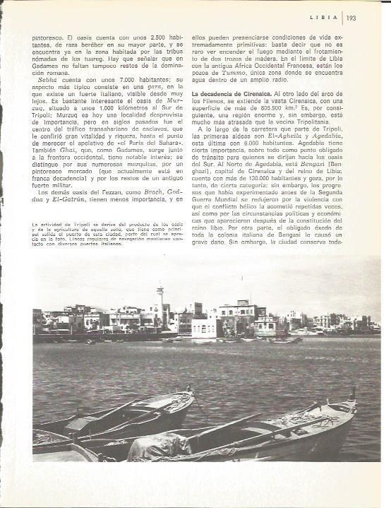 LAMINA V01615: Vistas del puerto de Tripoli, Libia