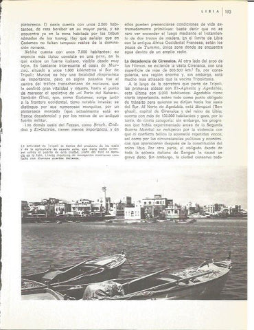 LAMINA V01615: Vistas del puerto de Tripoli, Libia