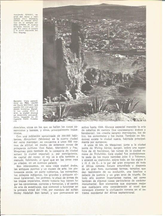 LAMINA V01588: Vista panoramica de Fez