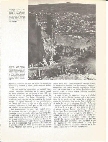 LAMINA V01588: Vista panoramica de Fez