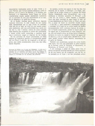 LAMINA V01657: Cataratas de Felou en el curso del Senegal