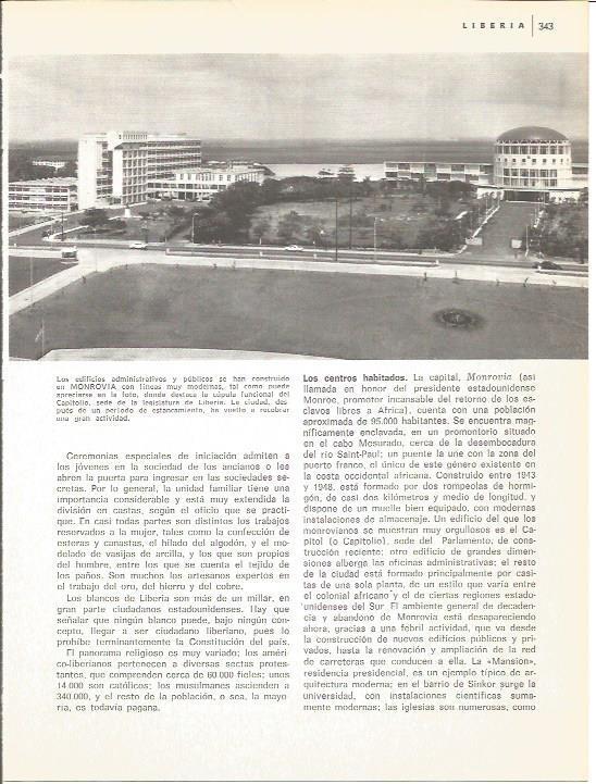 LAMINA V01671: Edificios administrativos en Monrovia, Liberia