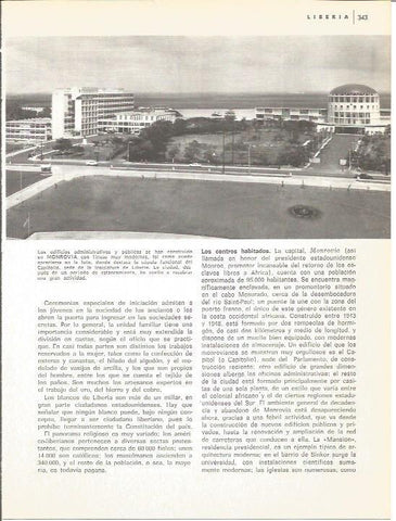 LAMINA V01671: Edificios administrativos en Monrovia, Liberia
