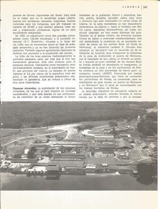 LAMINA V01672: Vista aerea de la factoria Firestone, Liberia