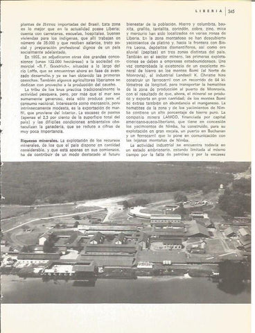 LAMINA V01672: Vista aerea de la factoria Firestone, Liberia