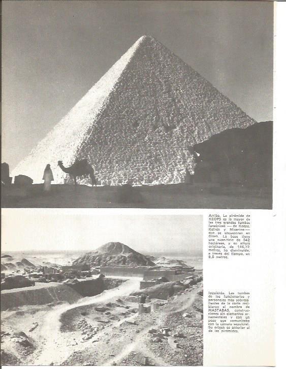 LAMINA V01633: Vistas Piramide de Keops y tumbas de los funcionarios o mastabas