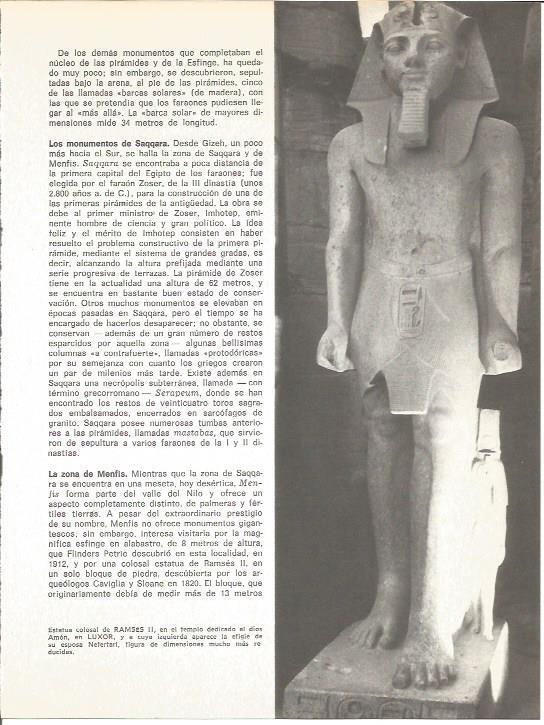 LAMINA V01636: Estatua colosal de Ramses II en Luxor, Egipto