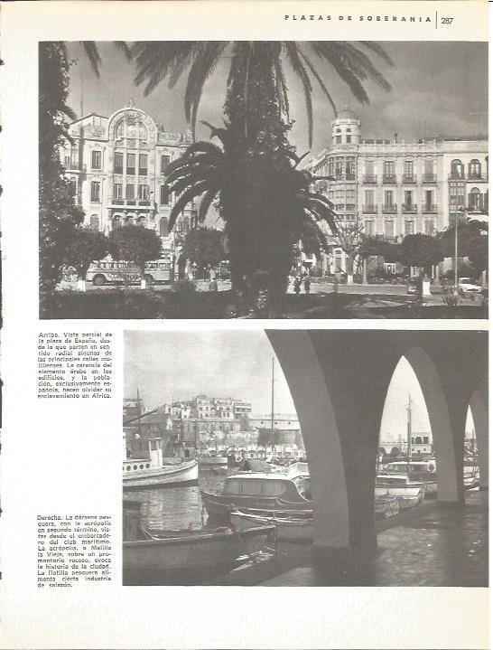 LAMINA V01647: Vistas varias de Melilla