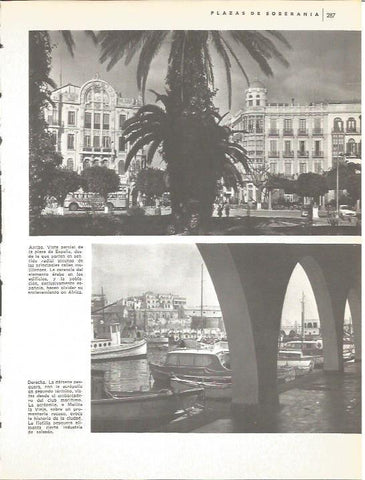 LAMINA V01647: Vistas varias de Melilla