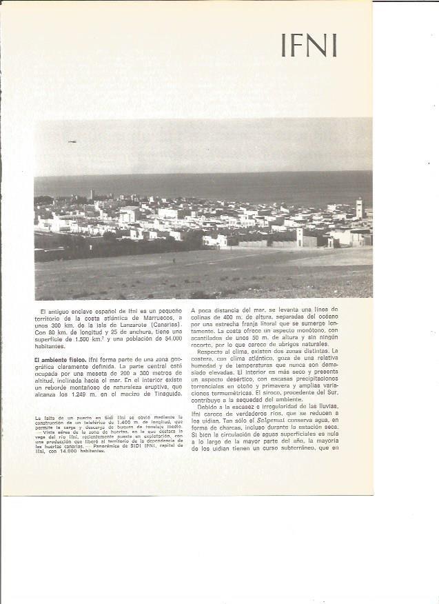 LAMINA V01651: Vistas de rio Ifni en Sidi Ifni, Marruecos