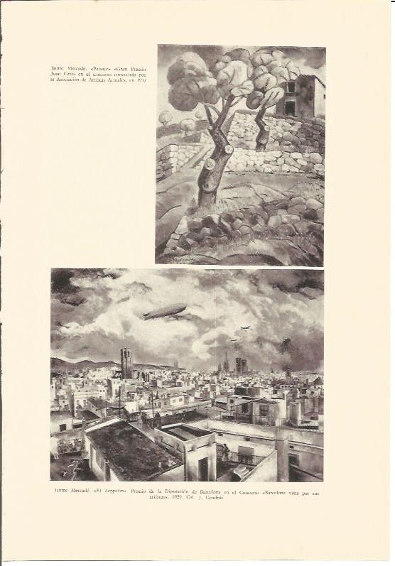 LAMINA V01905: El Paisaje y El Zeppelin por J. Mercade