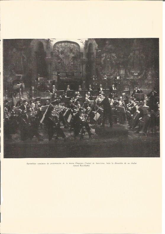 LAMINA V01910: Orquesta Ciudad de Barcelona por A. Ros-Marba