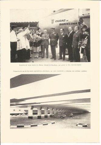 LAMINA V01917: Bendicion del reactor de Iberia Ciudad de Barcelona