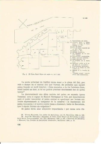 LAMINA V01880: Planta Palau Reial Major