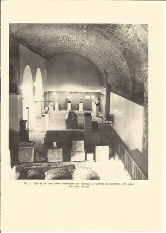 LAMINA V01881: Vuelta romanica del Palau Reial Major