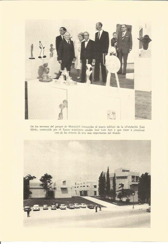 LAMINA V01887: Inaguracion de la Fundacion Joan Miro