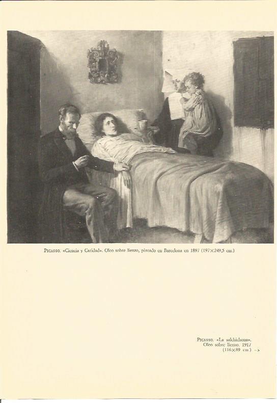 LAMINA V01892: Ciencia y Caridad por Picasso