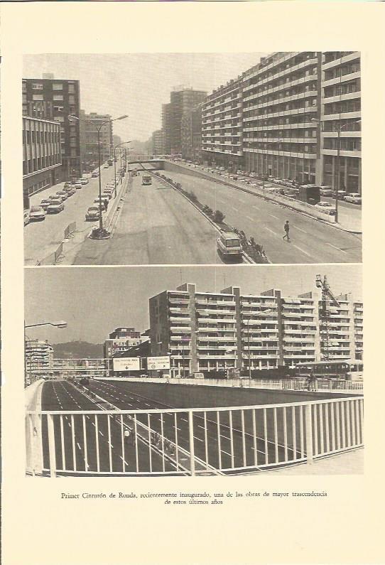 LAMINA V01872: Vistas del Primer Cinturon de Ronda en Barcelona