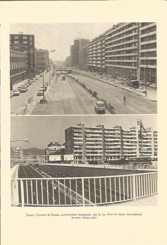 LAMINA V01872: Vistas del Primer Cinturon de Ronda en Barcelona