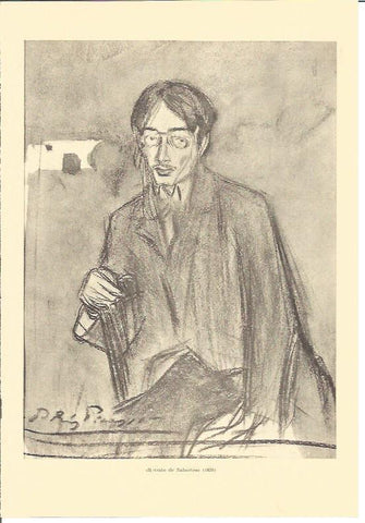 LAMINA V01920: Retrato de Sabartes 1899