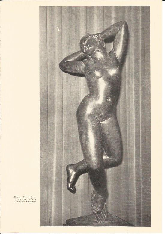 LAMINA V01946: Driada por Ricardo Sala. Premio Ciudad de Barcelona