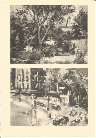 LAMINA V01958: Jardi  de Calella y Les Rambles por J. Serra