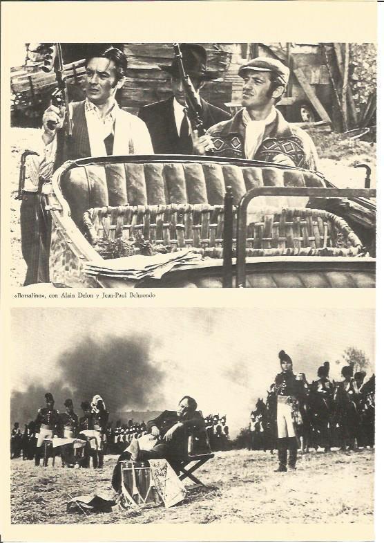 LAMINA V01961: Escenas de Borsalino con A.Delon y J.P. Belmondo y R. Steiger en Waterloo