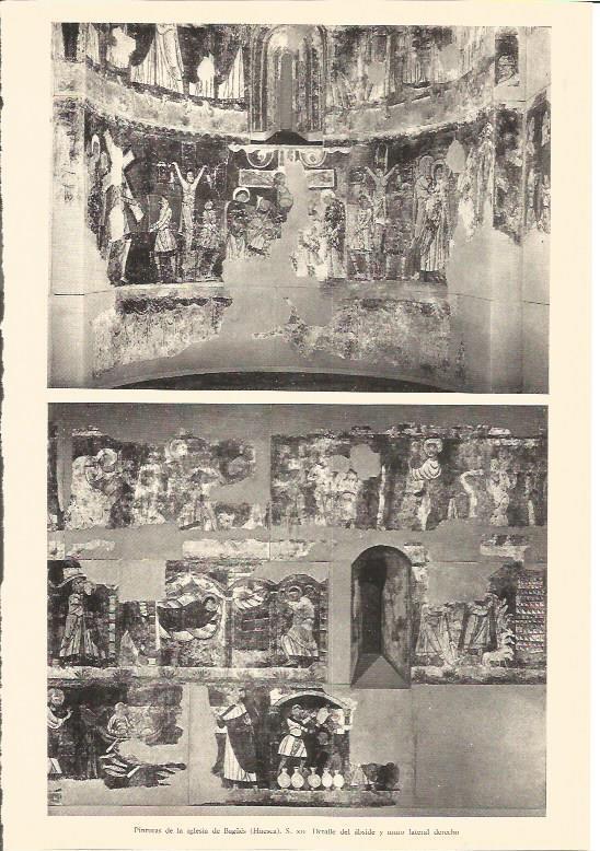 LAMINA V01941: Pinturas de la iglesia de Bagues en Huesca