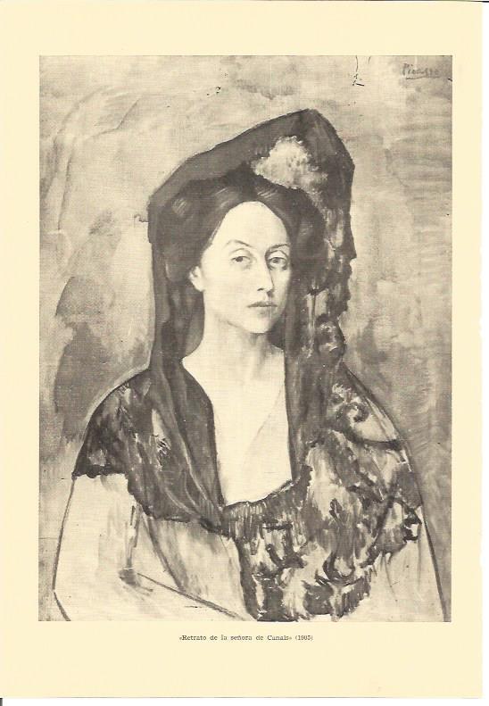 LAMINA V01921: Retrato de la señora Canals 1905