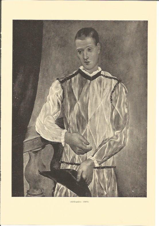 LAMINA V01922: Arlequin por Picasso