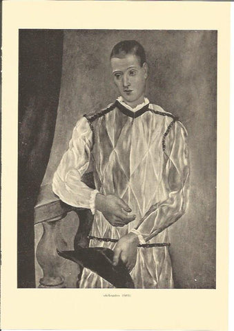 LAMINA V01922: Arlequin por Picasso